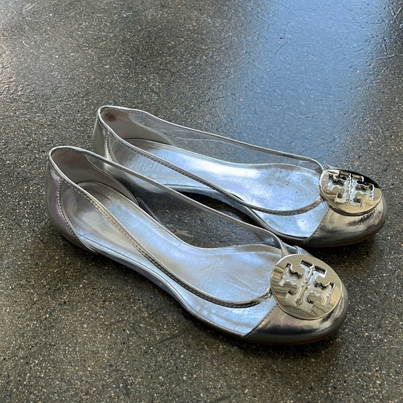 TORY BURCH. Plastic and leather ballet flats. Size 7. Amazing condition - Picture 1 of 5